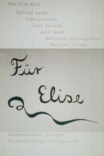 Movie poster for For Elise (1982)