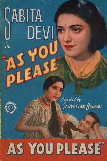 Movie poster for As You Please (1939)