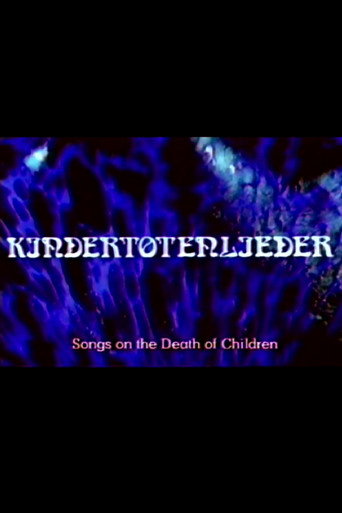 Movie poster for Songs on the Death of children (1976)