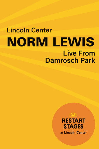 Norm Lewis at Damrosch Park poster