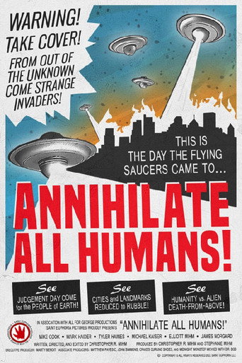Movie poster for Annihilate All Humans! (2023)