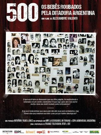 Movie poster for 500 - Os bebês roubados pela ditadura argentina (2013)