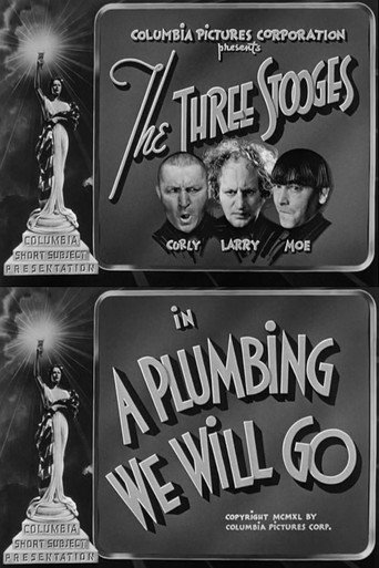 Movie poster for A Plumbing We Will Go (1940)