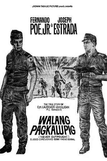 Movie poster for Walang Pagkalupig (1962)