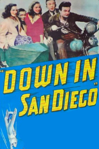 Movie poster for Down in San Diego (1941)