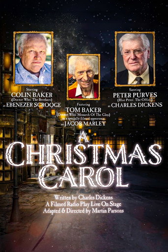 Movie poster for A Christmas Carol - A Filmed Radio Play Live on Stage (2025)