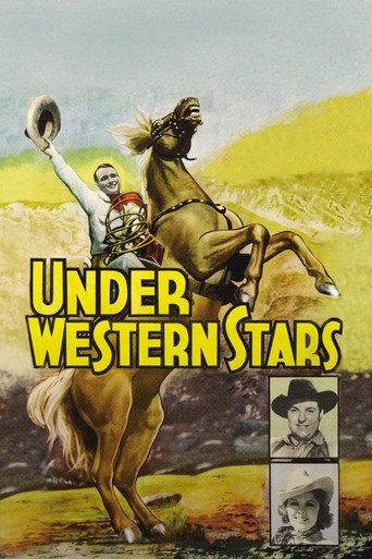Movie poster for Under Western Stars (1938)