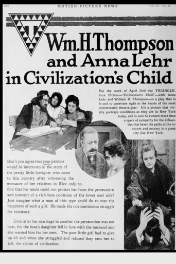 Movie poster for Civilization's Child (1916)