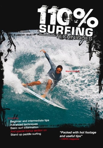Movie poster for 110% Surfing Techniques Vol. 1 (2008)