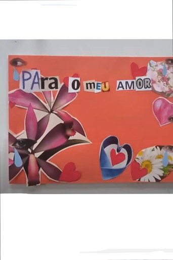 Movie poster for Sentada à Mesa, O Sentimento de Amor, em uma Colagem.