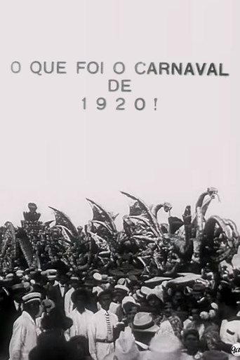 Movie poster for What Was the Carnival of 1920! (1920)
