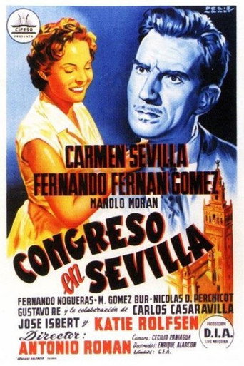Movie poster for Congress in Seville (1955)