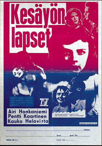 Movie poster for Kesäyön lapset (1955)