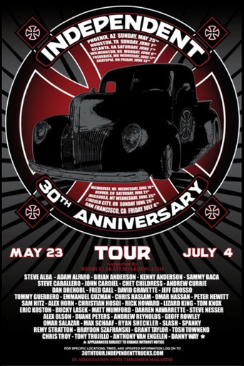 Independent - 30th Anniversary Tour poster