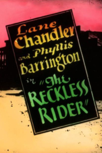 Movie poster for The Reckless Rider (1932)