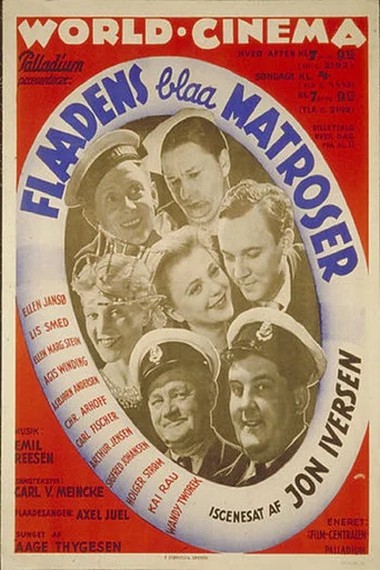 Movie poster for Flaadens blaa matroser (1937)