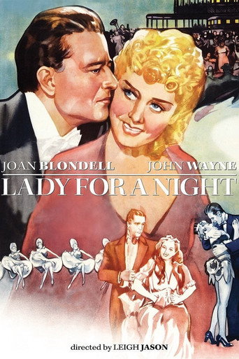 Movie poster for Lady for a Night (1942)