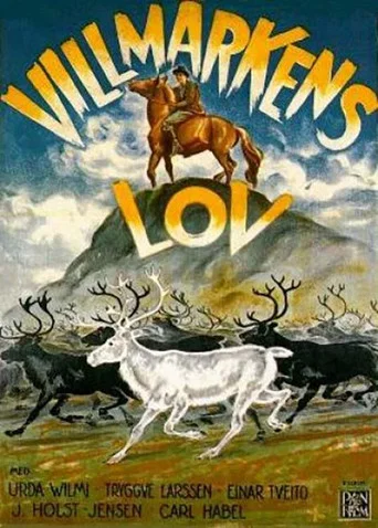 Movie poster for Villmarkens lov (1944)