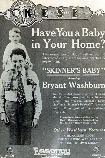 Movie poster for Skinner's Baby (1917)