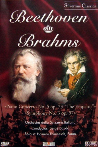Movie poster for Beethoven & Brahms: Piano Concerto No. 5 Op. 73, Symphony No. 3 Op. 90 (2004)