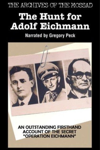 Movie poster for The Hunt for Adolf Eichmann (1994)