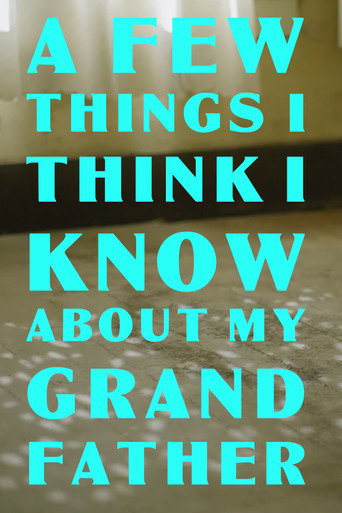 Movie poster for A Few Things I Think I Know About my Grandfather (2024)