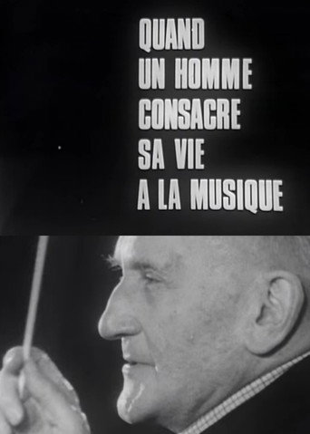 Movie poster for The Great Rehearsals: When a Man Dedicates His Life to Music (1967)