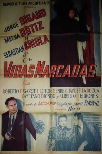 Movie poster for Vidas marcadas (1942)