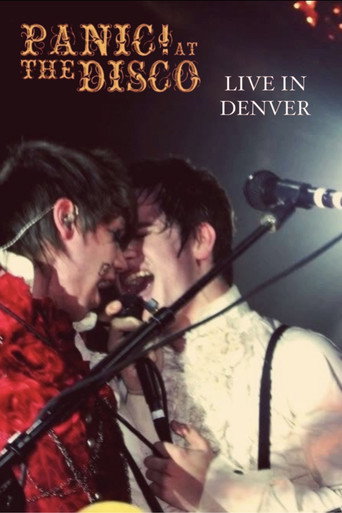 Movie poster for Panic! at the Disco: Live in Denver (2006)
