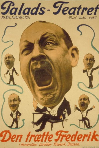 Movie poster for Den trætte Frederik (1915)