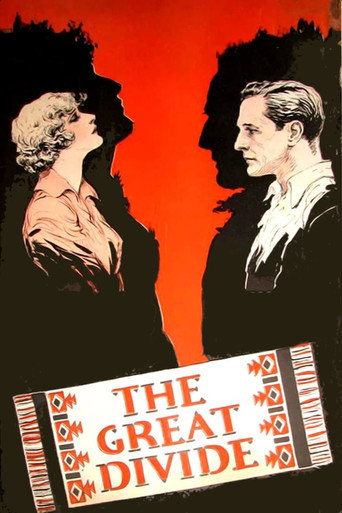 Movie poster for The Great Divide (1925)