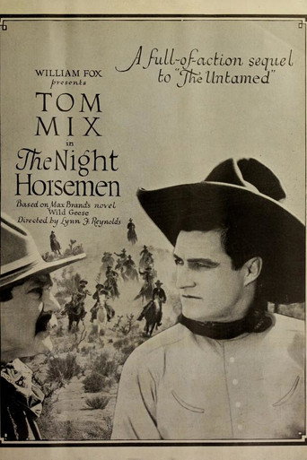 Movie poster for The Night Horsemen (1921)