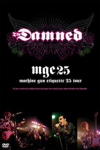 Movie poster for The Damned - Machine Gun Etiquette - 25th Tour (2006)