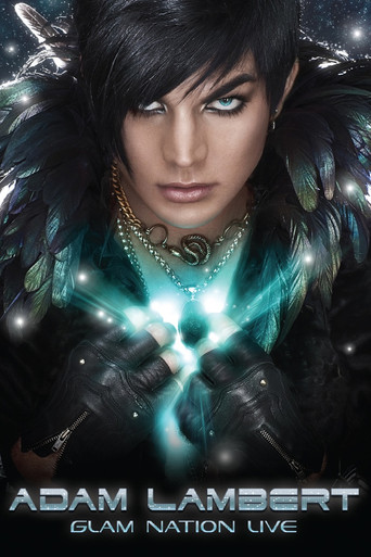 Movie poster for Adam Lambert: Glam Nation Live (2011)