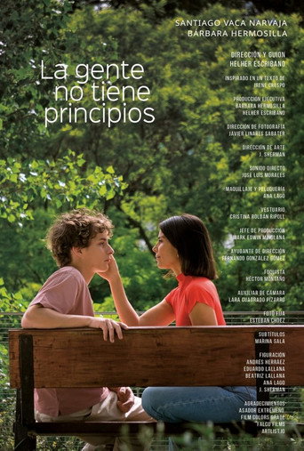Movie poster for La gente no tiene principios