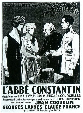 Movie poster for L'Abbé Constantin (1925)