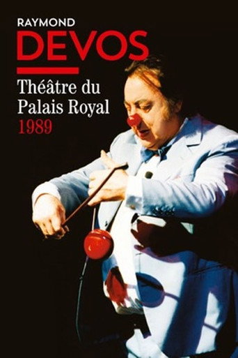 Movie poster for Raymond Devos - Au Palais Royal (1989)