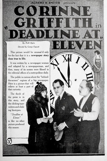 Movie poster for Deadline at Eleven (1920)