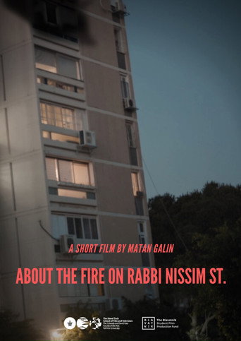 Movie poster for About The Fire On Rabbi Nissim Street (2020)