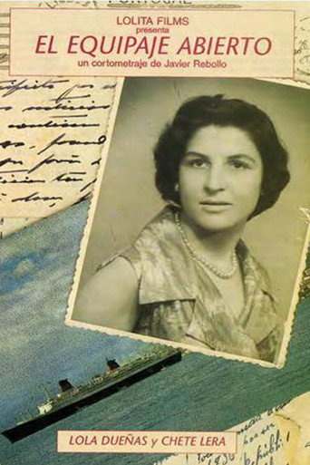 The open luggage poster