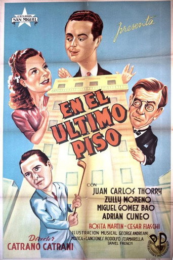 Movie poster for En el último piso (1942)