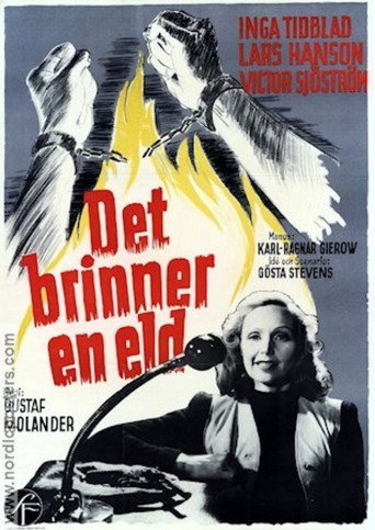 Movie poster for There's a Fire Burning (1943)