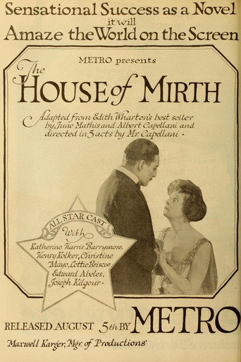 Movie poster for The House of Mirth (1918)