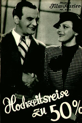 Movie poster for Hochzeitsreise zu 50% (1937)