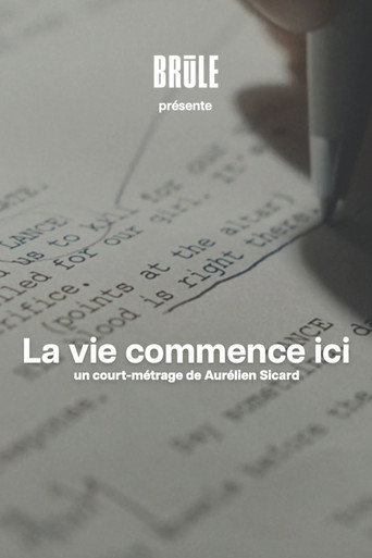 Movie poster for La vie commence ici (2024)