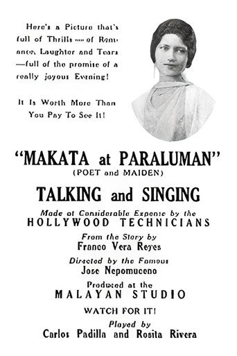 Movie poster for Makata At Paraluman (1933)