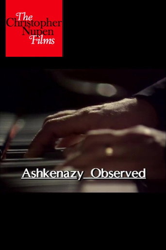 Movie poster for Ashkenazy Observed (1987)