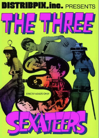 Movie poster for The Three Sexateers (1970)