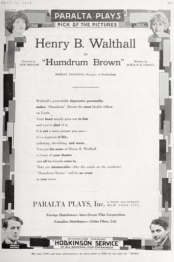 Movie poster for Humdrum Brown (1918)
