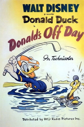 Movie poster for Donald's Off Day (1944)